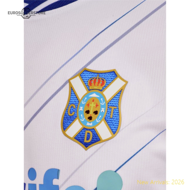2025-2026 CD Tenerife Home Shirt-The Soccer Shirt Hub