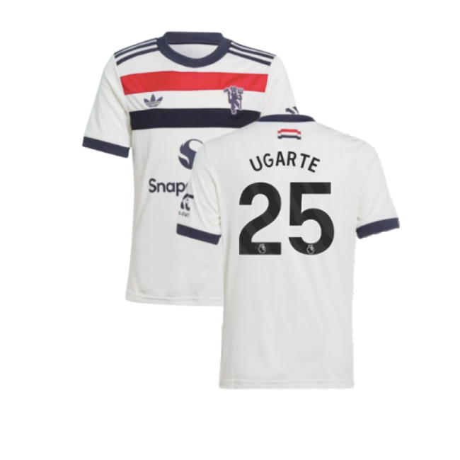 2024-2025 Man Utd Third Shirt (Kids) (Ugarte 25)-The Soccer Shirt Hub