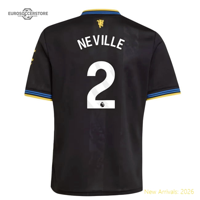 2025-2026 Man Utd Third Shirt (Kids) (Neville 2)-The Soccer Shirt Hub