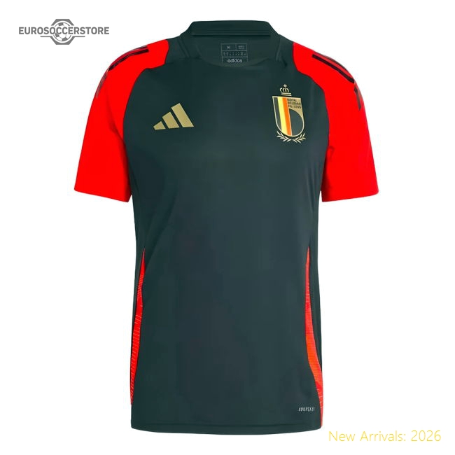 2024-2025 Belgium Training Jersey (Black)-The Soccer Shirt Hub