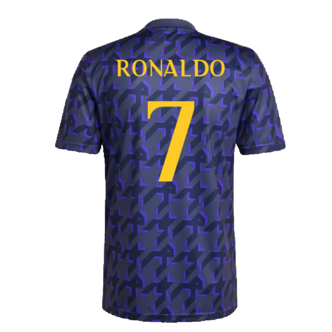 2023-2024 Real Madrid Pre-Match Shirt (Shadow Navy) (Ronaldo 7)-The Soccer Shirt Hub
