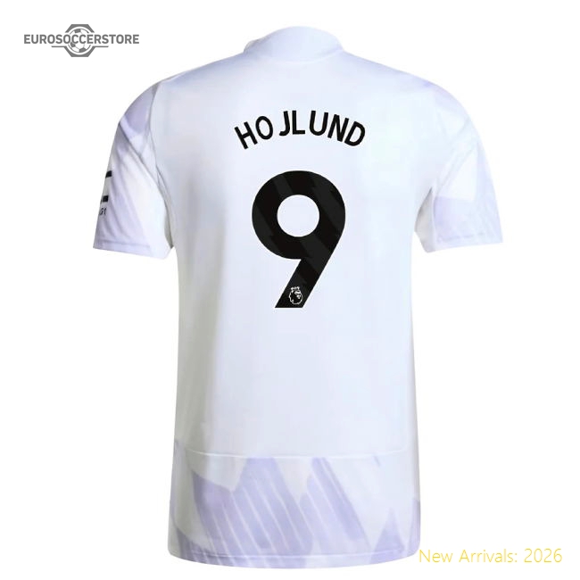 2025-2026 Man Utd Authentic Away Shirt (Hojlund 9)-The Soccer Shirt Hub