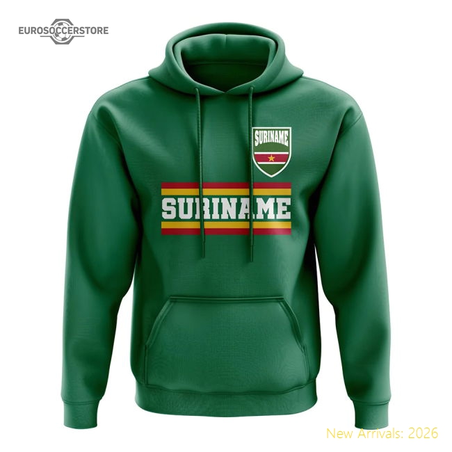 Suriname Core Football Country Hoody (Green)-The Soccer Shirt Hub
