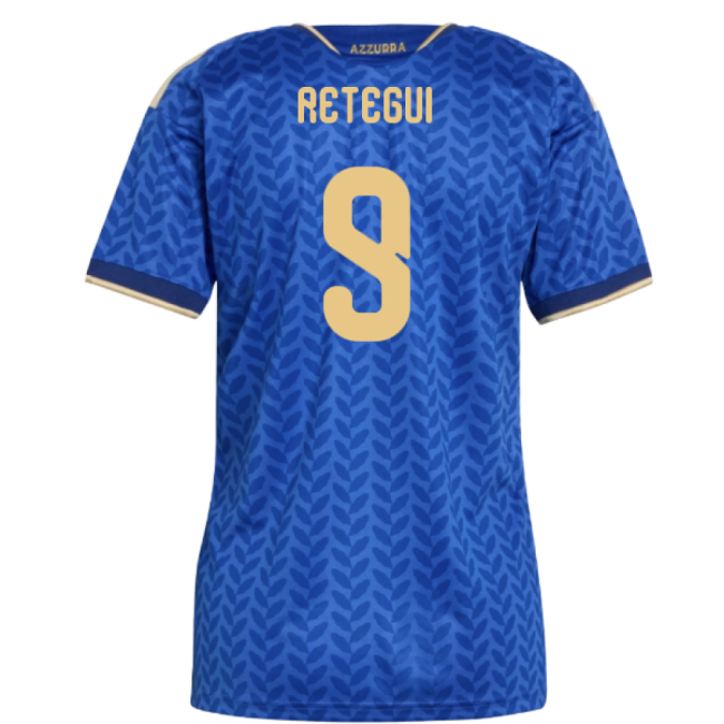 2026-2027 Italy Home Shirt (Womens) (Retegui 9)-The Soccer Shirt Hub