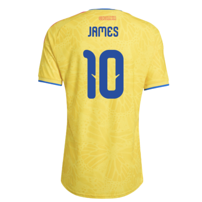 2026-2027 Colombia Authentic Home Shirt (James 10)-The Soccer Shirt Hub