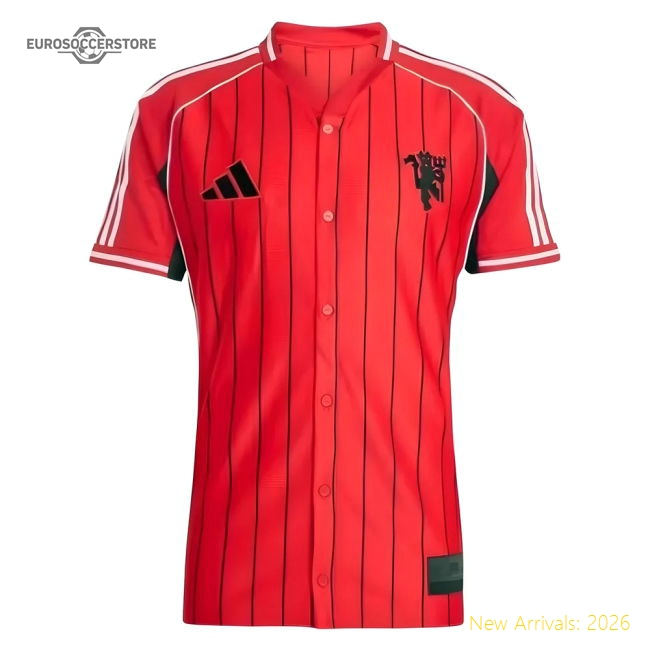 2025-2026 Man Utd US Shirt (Red)-The Soccer Shirt Hub