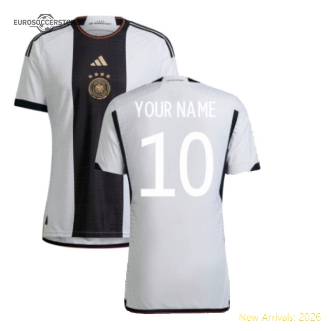 2022-2023 Germany Authentic Home Shirt (Your Name)-The Soccer Shirt Hub