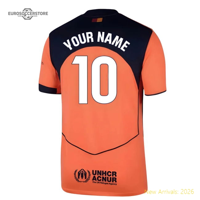 2025-2026 Barcelona Third Shirt (Your Name)-The Soccer Shirt Hub