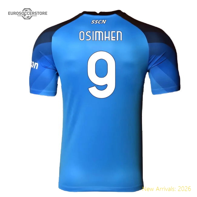 Napoli 2022-23 Player Issue Home Shirt (3XL) (Osimhen 9) (Excellent)-The Soccer Shirt Hub