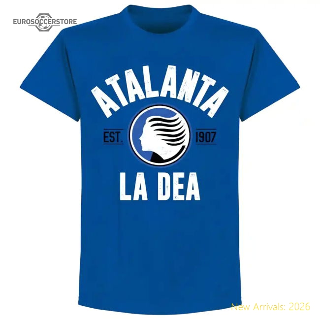 Atalanta Established T-Shirt - Royal-The Soccer Shirt Hub