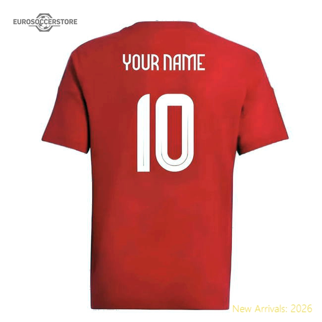 2024-2025 Hungary Home FAN Shirt (Kids) (Your Name)-The Soccer Shirt Hub