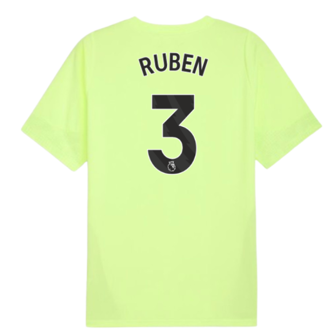 2025-2026 Man City Training Jersey (Fizzy Apple) (Ruben 3)-The Soccer Shirt Hub