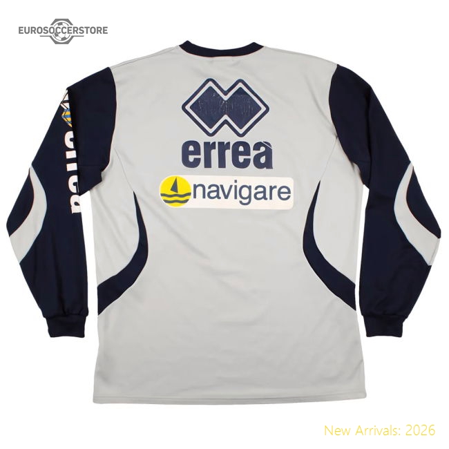 Parma 2009-10 Errea Long Sleeve Training Shirt (XL) (Very Good)-The Soccer Shirt Hub
