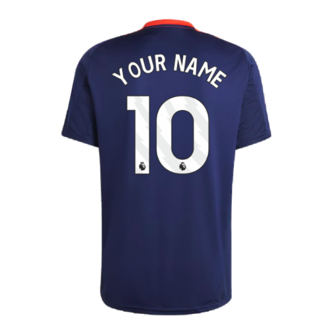 2024-2025 Man Utd Training Jersey (Night Indigo) (Your Name)-The Soccer Shirt Hub