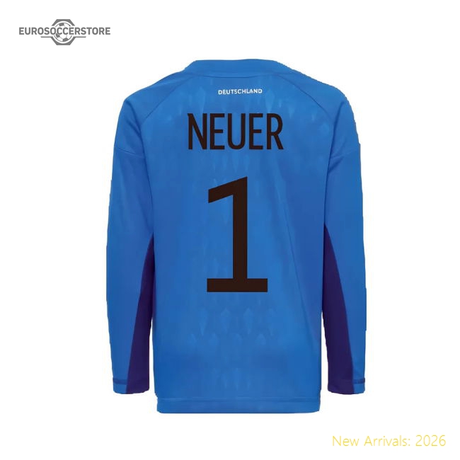 2022-2023 Germany Home Goalkeeper Mini Kit (NEUER 1)-The Soccer Shirt Hub