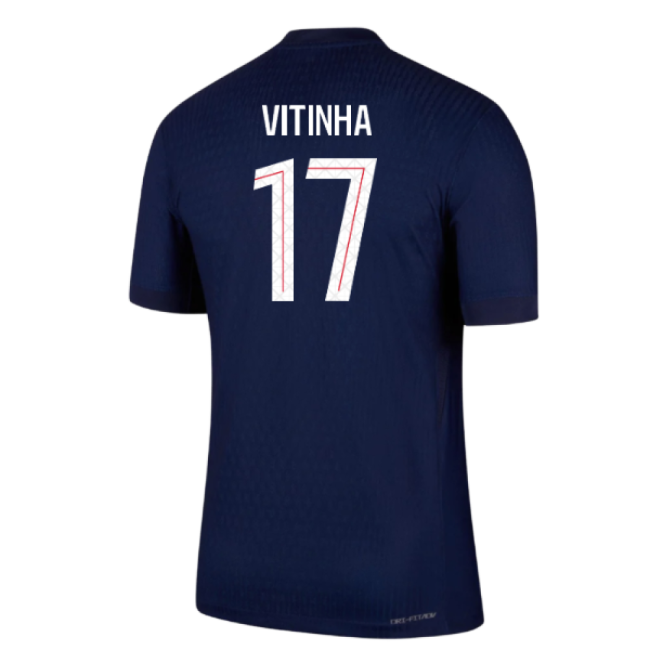2025-2026 PSG Home Dri-Fit ADV Authentic Shirt (Vitinha 17)-The Soccer Shirt Hub