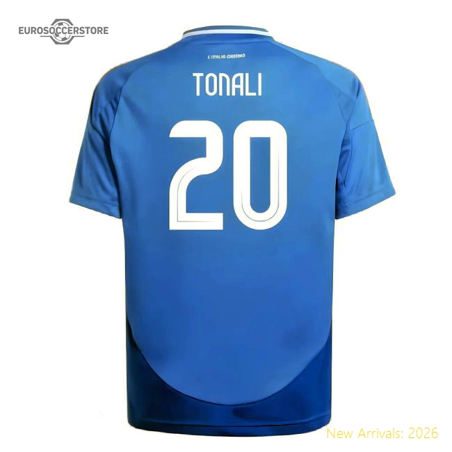 2024-2025 Italy Home Shirt (Kids) (TONALI 20)-The Soccer Shirt Hub
