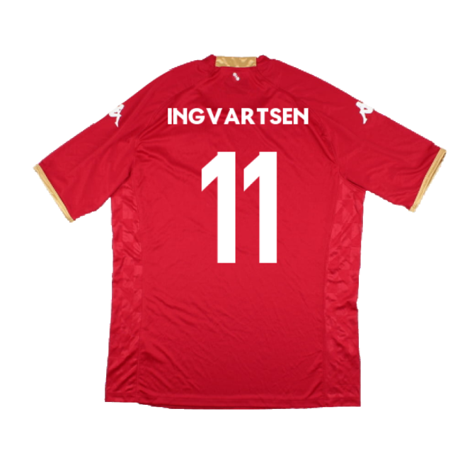 Mainz 2022-2023 Home Shirt (XL) (Ingvartsen 11) (Excellent)-The Soccer Shirt Hub