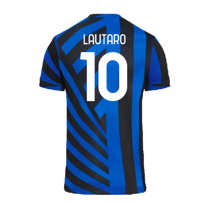 2024-2025 Inter Milan Home Shirt (Lautaro 10)-The Soccer Shirt Hub