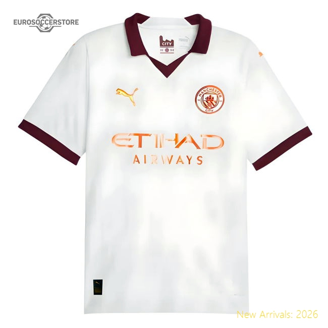 2023-2024 Man City Away Shirt-The Soccer Shirt Hub