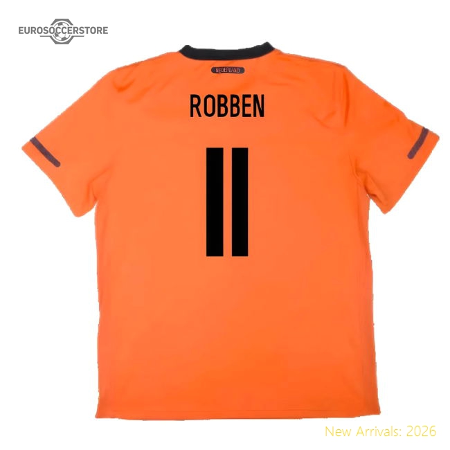 Holland 2010-11 Home Shirt (3xl) ((Very Good) 3XL) (Robben 11)-The Soccer Shirt Hub