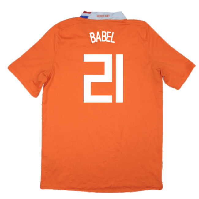 Holland 2008-10 Home Shirt ((Excellent) M) (Babel 21)-The Soccer Shirt Hub