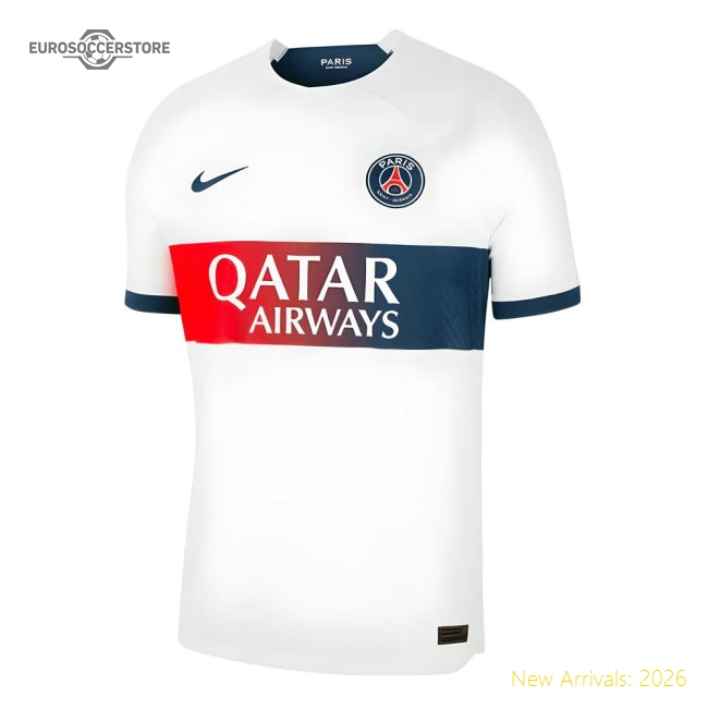 2023-2024 PSG Authentic Away Shirt-The Soccer Shirt Hub