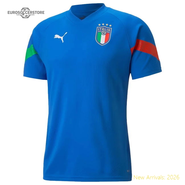 2022-2023 Italy Player Training Jersey (Blue)-The Soccer Shirt Hub