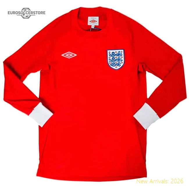 England 2010-2011 Away Shirt (M) (Excellent)-The Soccer Shirt Hub
