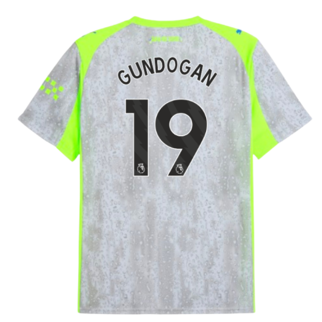 2025-2026 Man City Third Shirt (Gundogan 19)-The Soccer Shirt Hub