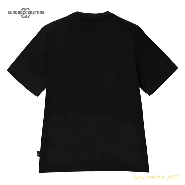 2024-2025 Borussia Dortmund ESS Tee (Black) (Adeyemi 27)-The Soccer Shirt Hub