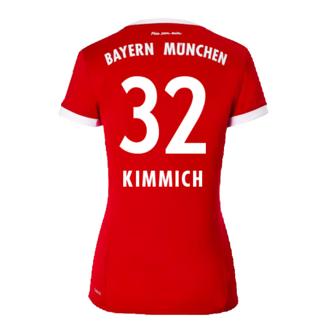 Bayern Munich 2017-18 Womens Home Shirt (XL) ((Excellent) XL) (Kimmich 32)-The Soccer Shirt Hub
