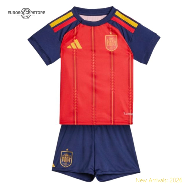 2026-2027 Spain Home Baby Kit (Olmo 10)-The Soccer Shirt Hub