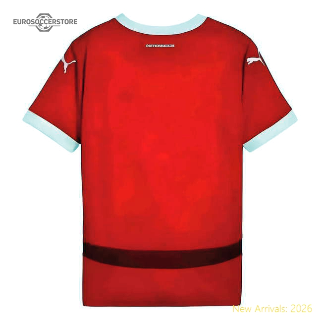 2024-2025 Austria Home Shirt (Kids)-The Soccer Shirt Hub