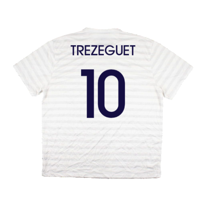France 2014-15 Away Shirt ((Very Good) XXL) (Trezeguet 10)-The Soccer Shirt Hub