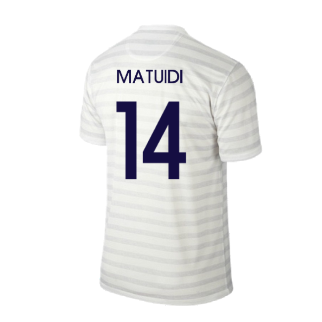 France 2014-15 Away Shirt ((Excellent) M) (Matuidi 14)-The Soccer Shirt Hub