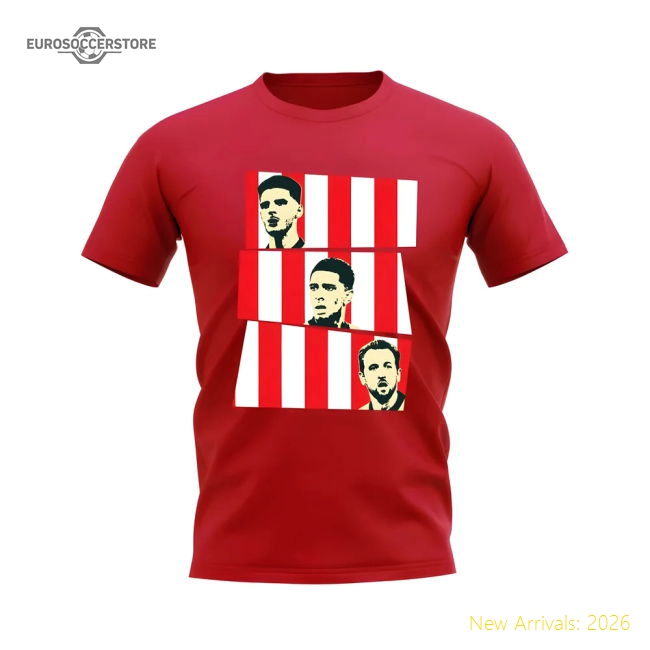 Rice Bellingham Kane England T-Shirt (Red)-The Soccer Shirt Hub