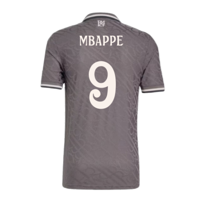 2024-2025 Real Madrid Authentic Third Shirt (Mbappe 9)-The Soccer Shirt Hub