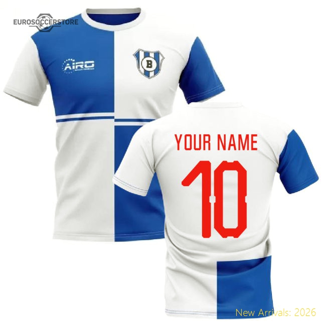 2025-2026 Blackburn Home Concept Football Shirt (Your Name)-The Soccer Shirt Hub