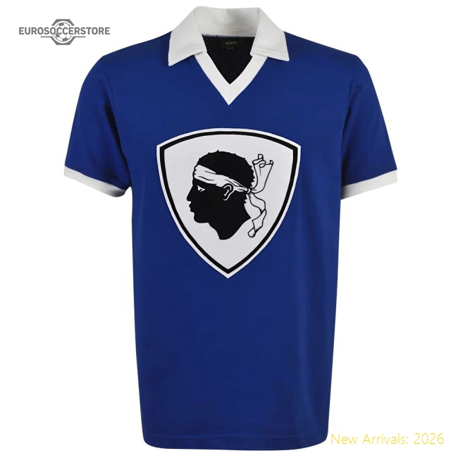 Bastia 1980s Retro Football Shirt-The Soccer Shirt Hub