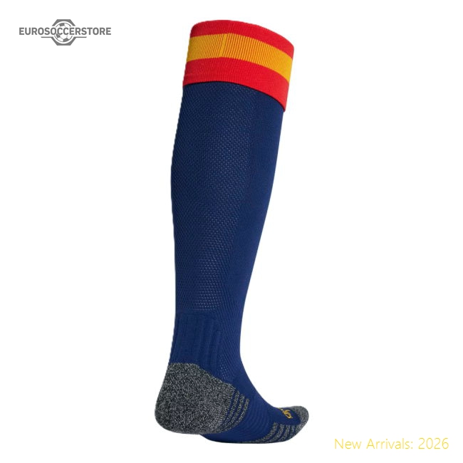 2026-2027 Spain Home Socks (Dark Blue)-The Soccer Shirt Hub