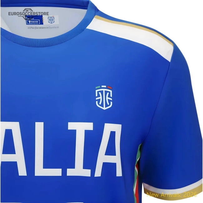 2025-2026 Italy FIP Basketball Training Shirt (Blue)-The Soccer Shirt Hub