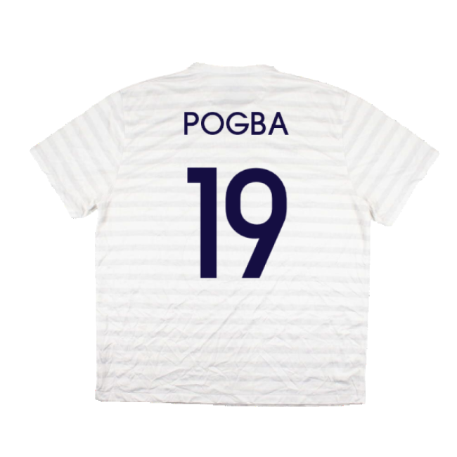 France 2014-15 Away Shirt ((Very Good) XXL) (Pogba 19)-The Soccer Shirt Hub