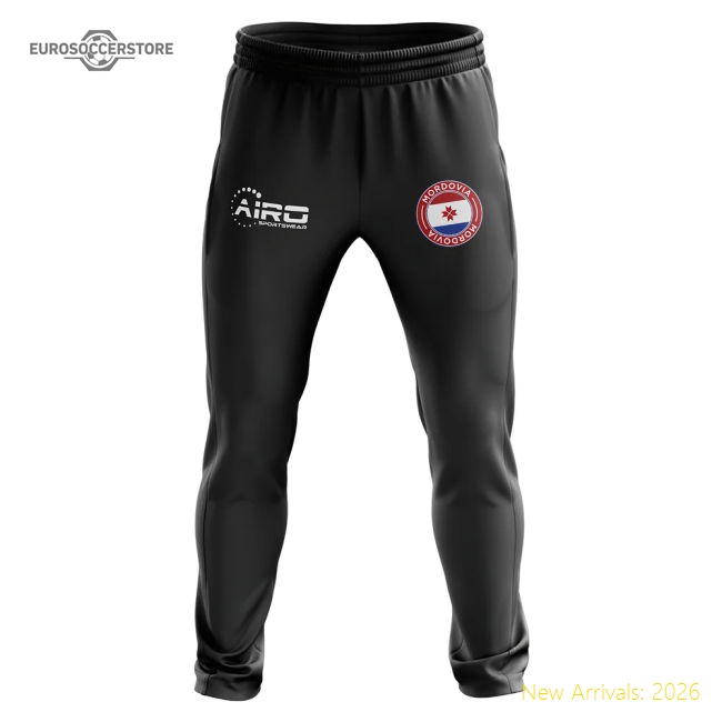 Mordovia Concept Football Training Pants (Black)-The Soccer Shirt Hub