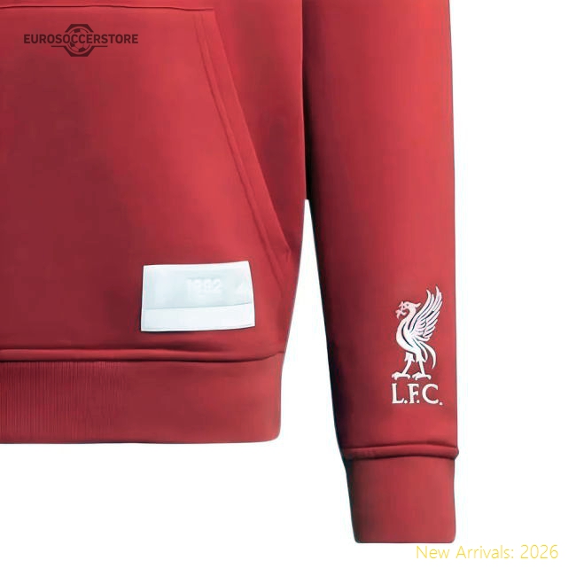 2025-2026 Liverpool US Hoody (Red)-The Soccer Shirt Hub