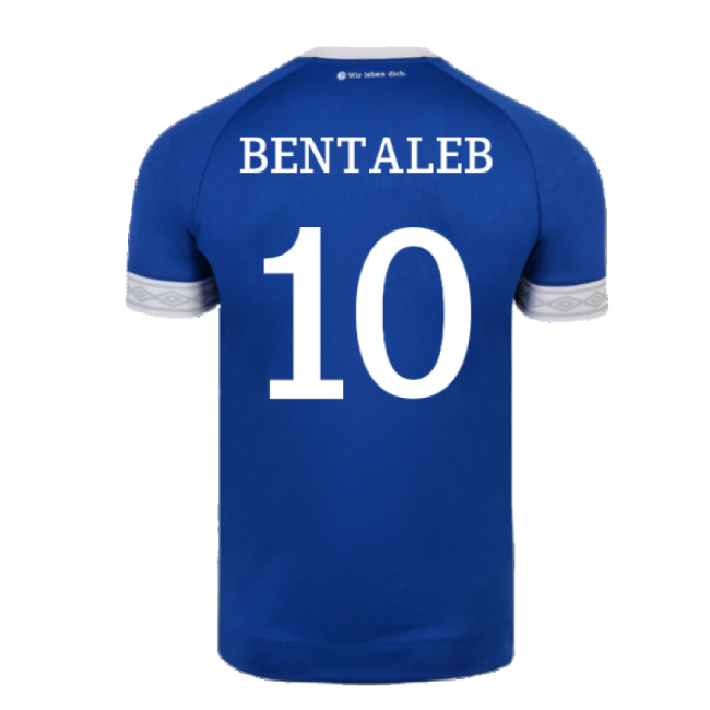 Schalke 2018-19 Home Shirt ((Mint) XXL) (Bentaleb 10)-The Soccer Shirt Hub