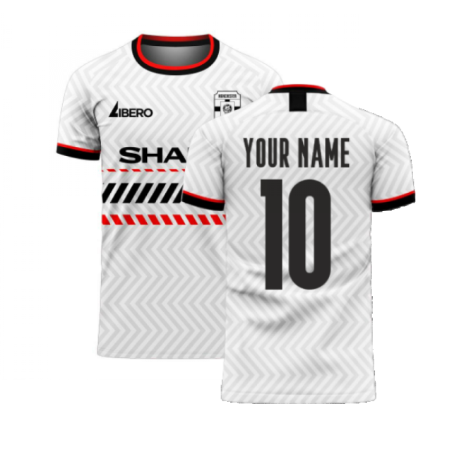 Manchester Red 2025-2026 Away Concept Football Kit (Libero) (Your Name)-The Soccer Shirt Hub