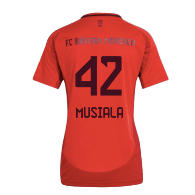 2024-2025 Bayern Munich Home Shirt (Womens) (Musiala 42)-The Soccer Shirt Hub