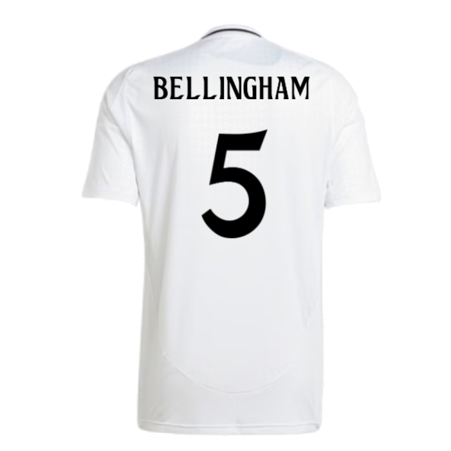 2024-2025 Real Madrid Home Shirt (Bellingham 5)-The Soccer Shirt Hub