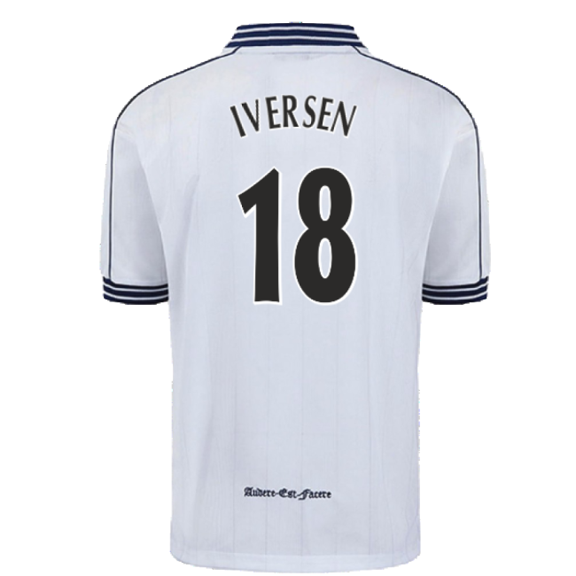 1997-1999 Tottenham Home Pony Retro Shirt (Iversen 18)-The Soccer Shirt Hub
